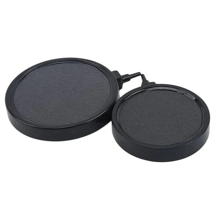 High-Temperature Sintered Air Stone for Aquarium Aeration - Premium Aquatic Accessory with Sleek Black Finish