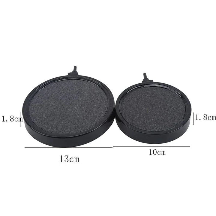 High-Temperature Sintered Air Stone for Aquarium Aeration - Premium Aquatic Accessory with Sleek Black Finish