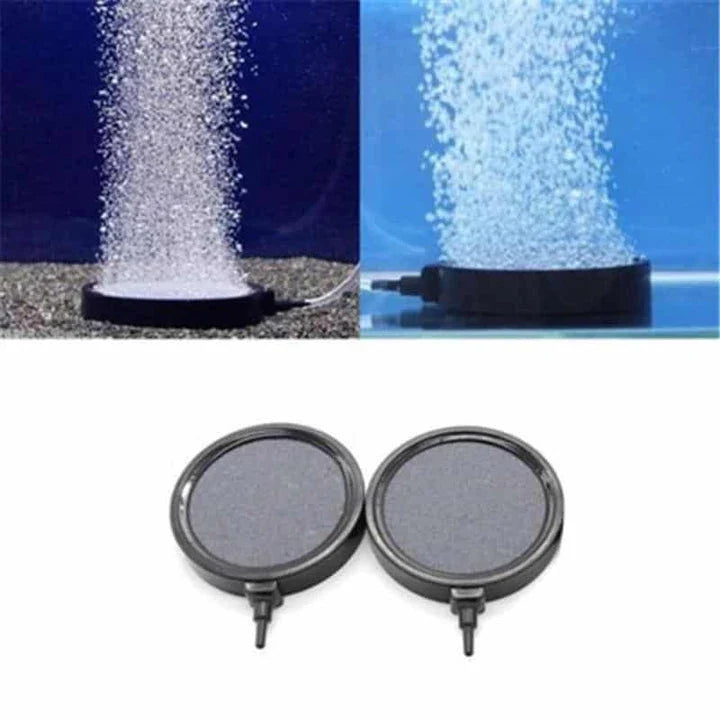 High-Temperature Sintered Air Stone for Aquarium Aeration - Premium Aquatic Accessory with Sleek Black Finish
