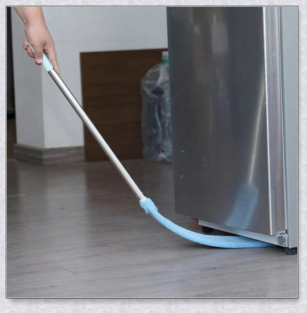 3-in-1 Microfiber Dust Brush with Removable Extendable Handle for Efficient Home and Office Cleaning