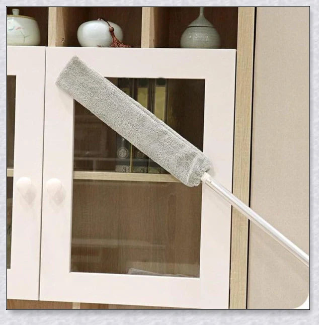 3-in-1 Microfiber Dust Brush with Removable Extendable Handle for Efficient Home and Office Cleaning