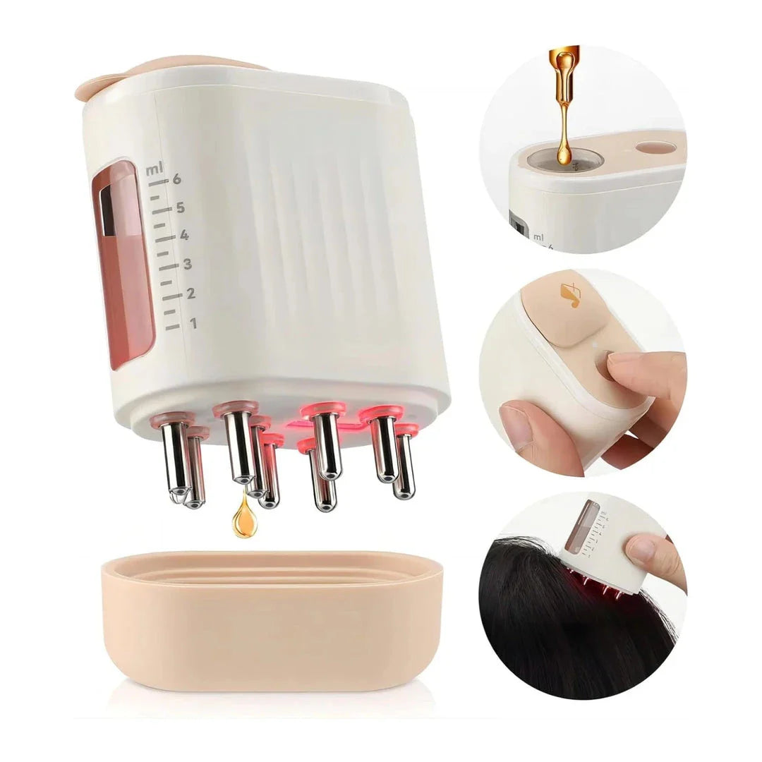 Electric Vibration Massage Comb for promoting scalp health and hair growth