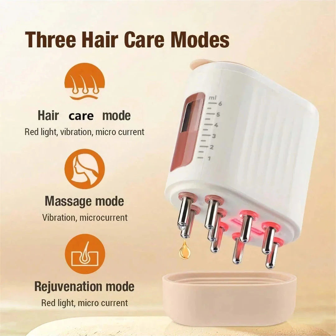 Electric Vibration Massage Comb for promoting scalp health and hair growth