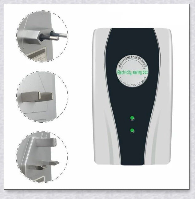 Power Saver Electricity Energy Saver - A sleek and smart device that helps reduce energy waste and save money on electricity bills in the UK.
