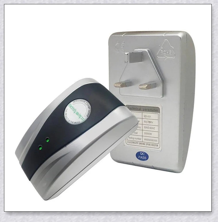 Power Saver Electricity Energy Saver - A sleek and smart device that helps reduce energy waste and save money on electricity bills in the UK.
