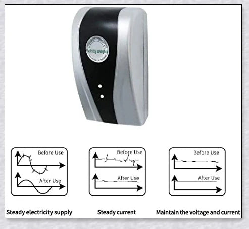 Power Saver Electricity Energy Saver - A sleek and smart device that helps reduce energy waste and save money on electricity bills in the UK.