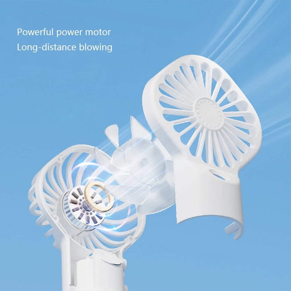 Handheld Mini Air Conditioner Humidifier Mist Cooler - Compact Cooling Device for Refreshment Anywhere