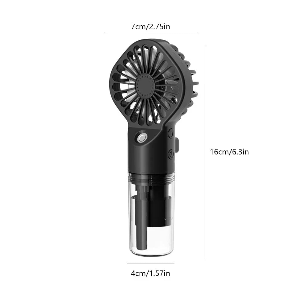 Handheld Mini Air Conditioner Humidifier Mist Cooler - Compact Cooling Device for Refreshment Anywhere