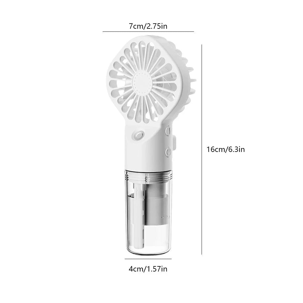 Handheld Mini Air Conditioner Humidifier Mist Cooler - Compact Cooling Device for Refreshment Anywhere
