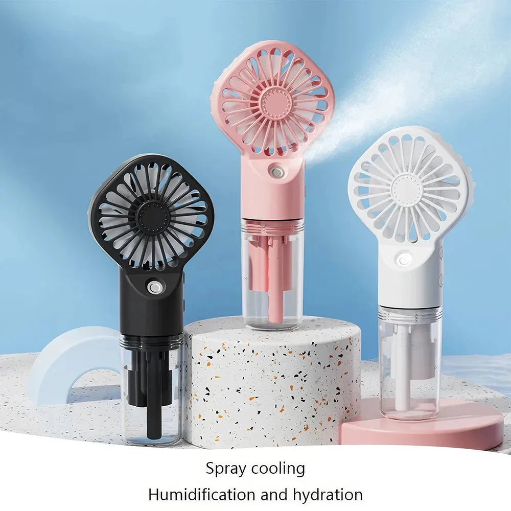 Handheld Mini Air Conditioner Humidifier Mist Cooler - Compact Cooling Device for Refreshment Anywhere