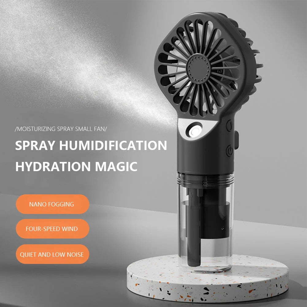 Handheld Mini Air Conditioner Humidifier Mist Cooler - Compact Cooling Device for Refreshment Anywhere