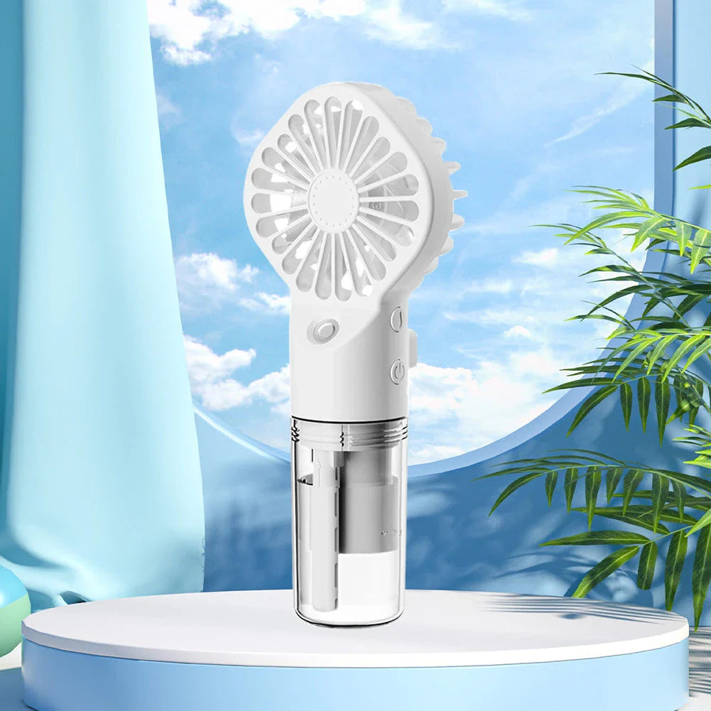 Handheld Mini Air Conditioner Humidifier Mist Cooler - Compact Cooling Device for Refreshment Anywhere
