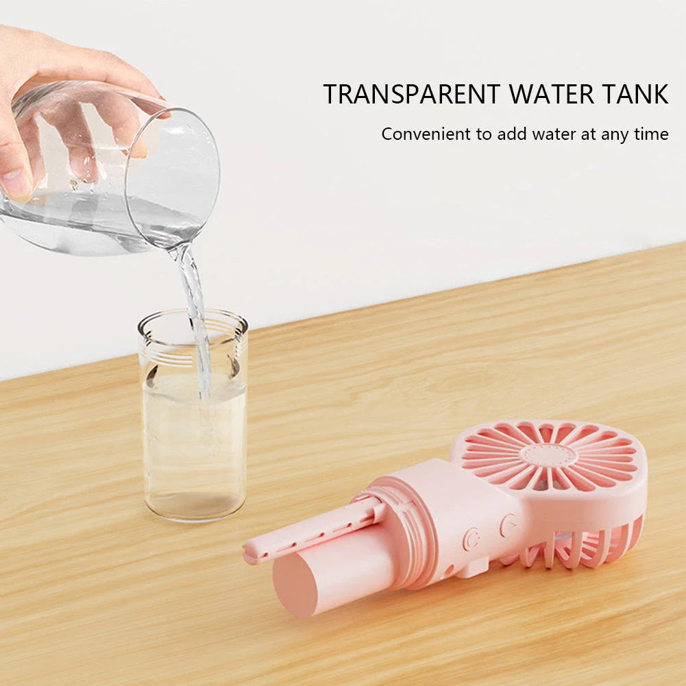 Handheld Mini Air Conditioner Humidifier Mist Cooler - Compact Cooling Device for Refreshment Anywhere