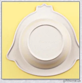 Vibrant animal-themed bamboo fibre children's plate with rounded edges and stable base for a safe and engaging mealtime experience