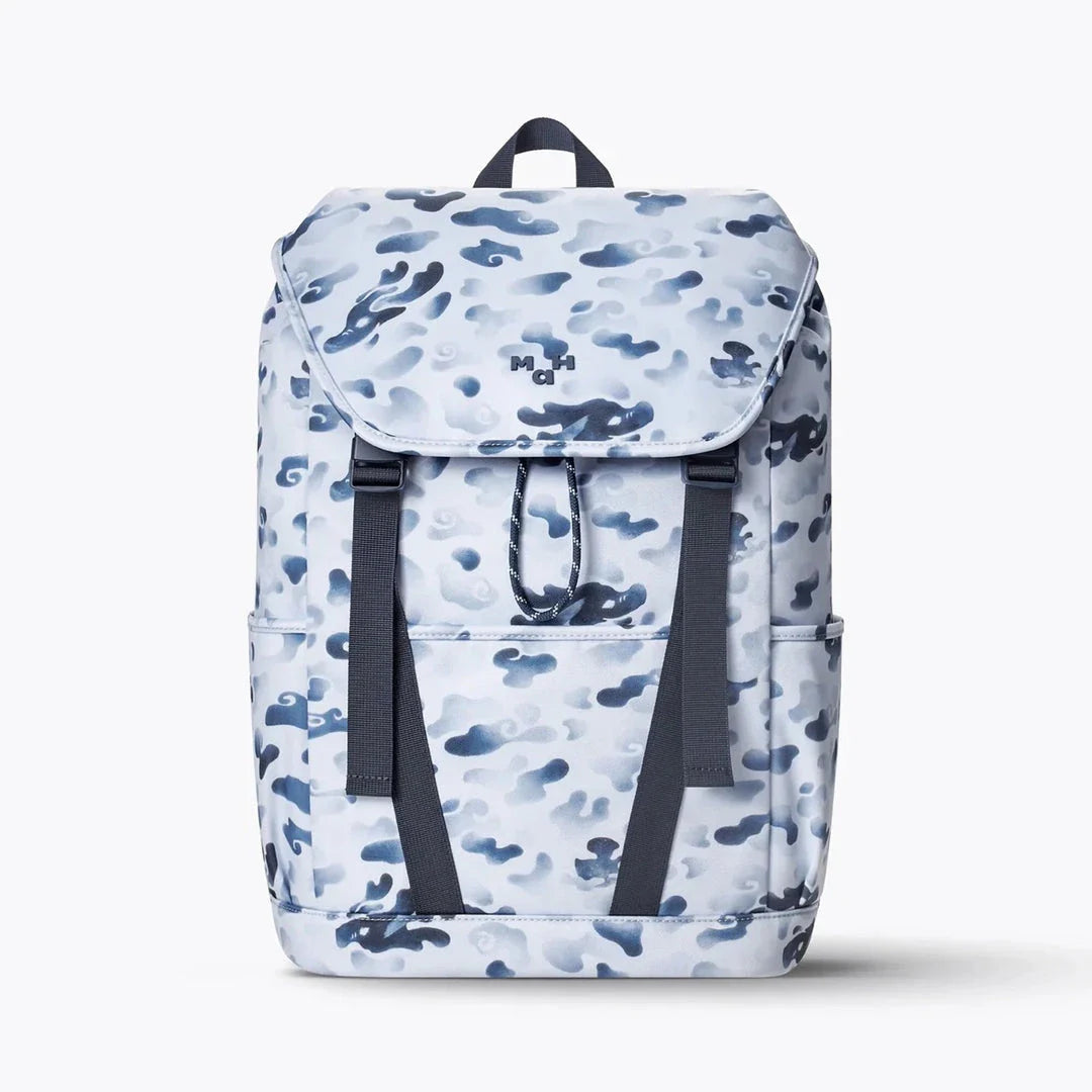 A premium backpack with a stylish dragon camouflage design, featuring a spacious interior, comfortable straps, and secure closures for the modern student.