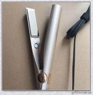 2-in-1 Twist Straightening and Curling Iron with Ceramic and Tourmaline Plates, Adjustable Temperature Settings, and Rapid Heat-up for Salon-Quality Hairstyles