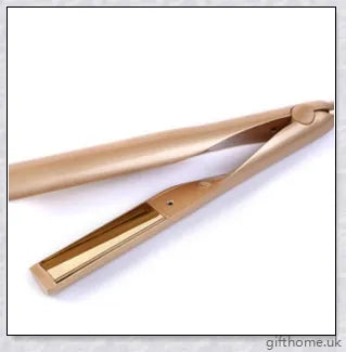 2-in-1 Twist Straightening and Curling Iron with Ceramic and Tourmaline Plates, Adjustable Temperature Settings, and Rapid Heat-up for Salon-Quality Hairstyles
