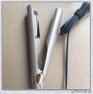 2-in-1 Twist Straightening and Curling Iron with Ceramic and Tourmaline Plates, Adjustable Temperature Settings, and Rapid Heat-up for Salon-Quality Hairstyles