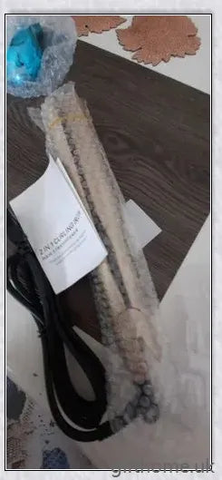 2-in-1 Twist Straightening and Curling Iron with Ceramic and Tourmaline Plates, Adjustable Temperature Settings, and Rapid Heat-up for Salon-Quality Hairstyles