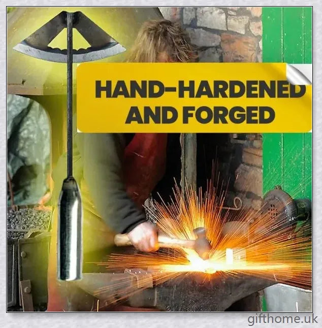 Premium manganese steel gardening hand hoe with hollow design for lightweight durability