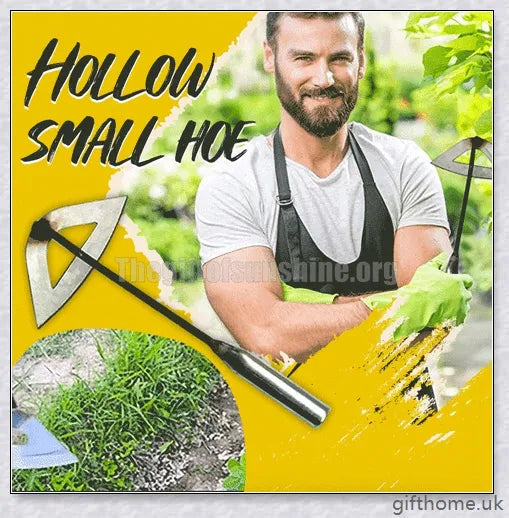 Premium manganese steel gardening hand hoe with hollow design for lightweight durability