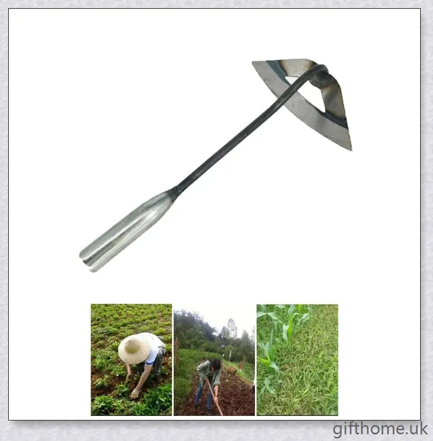 Premium manganese steel gardening hand hoe with hollow design for lightweight durability
