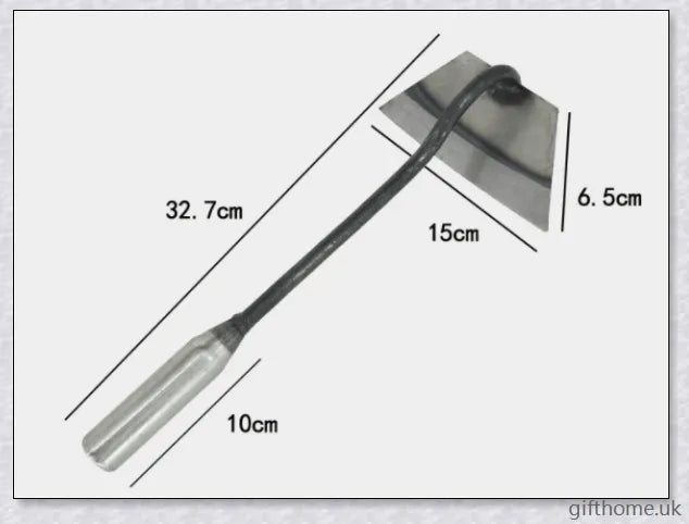 Premium manganese steel gardening hand hoe with hollow design for lightweight durability