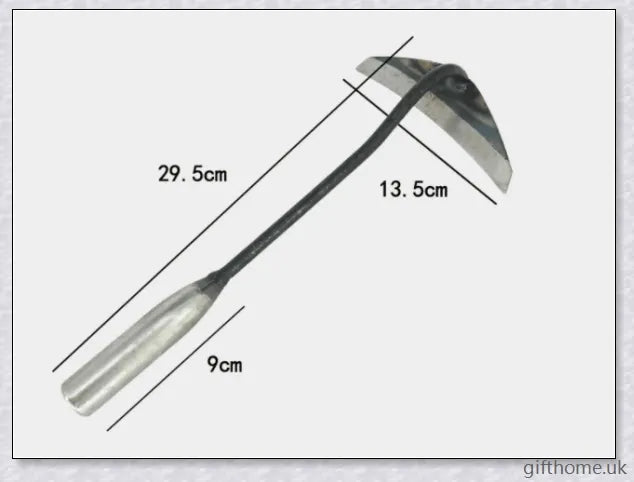 Premium manganese steel gardening hand hoe with hollow design for lightweight durability