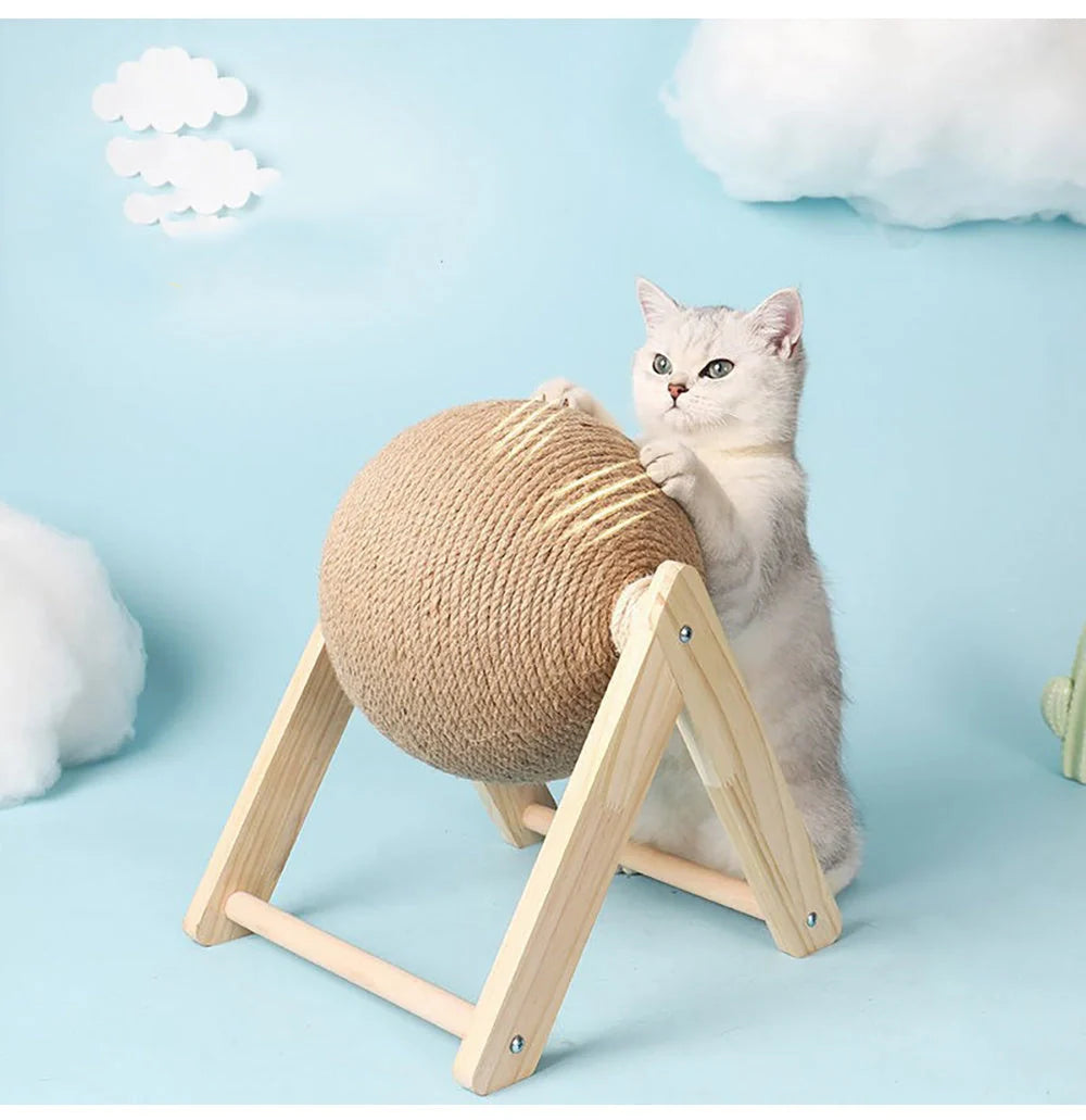 Professional Vertical Cat Toy Sisal Cat Catching Ball for furniture protection