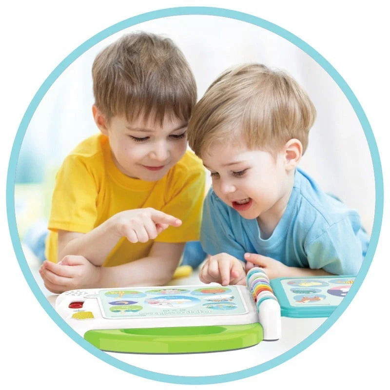 Educational English Kids Intelligent Book Learning Machine with Bluetooth in vibrant colours