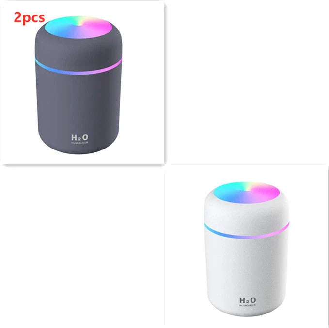 Mini USB Humidifier with Soothing Mist, Quiet Operation, and Automatic Shut-Off for Bedrooms