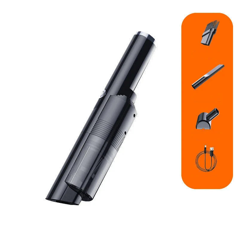 Powerful cordless handheld vacuum cleaner with accessories for cleaning homes and cars