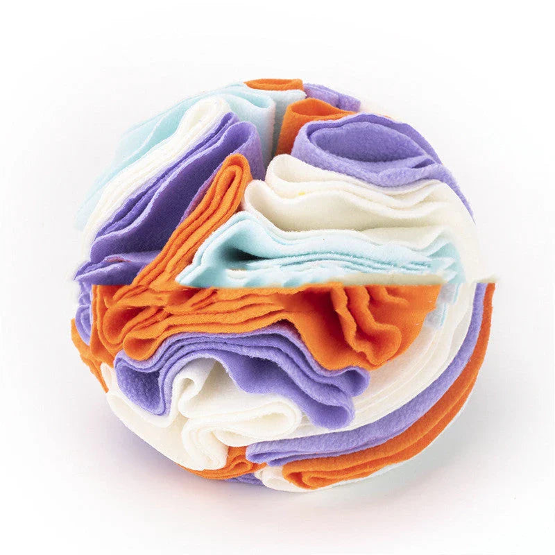 Premium snuffle puzzle mat made of soft, eco-friendly polar fleece to stimulate pets' natural foraging instincts