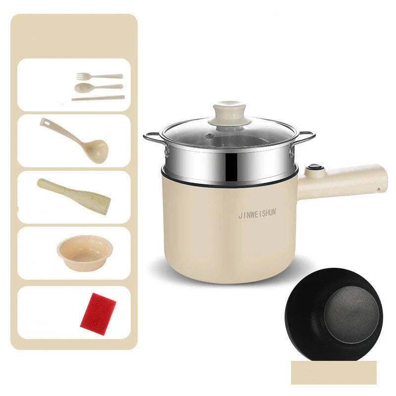 Versatile Mini Electric Cooker for Home and Dorm - Compact, Efficient, and Easy to Use