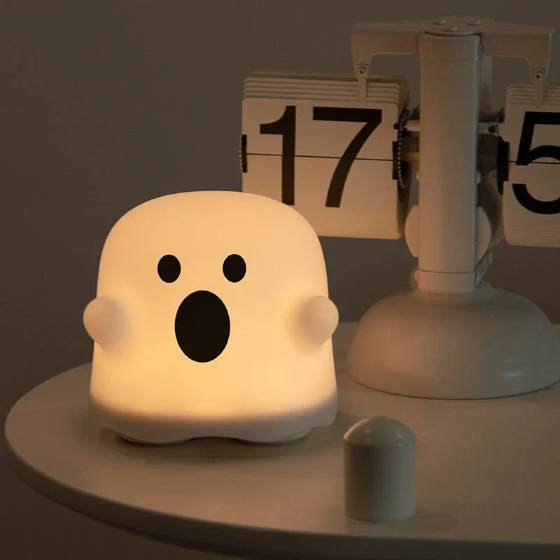 A cozy silicone night light with a touch sensor, perfect for bedside or any room in the home