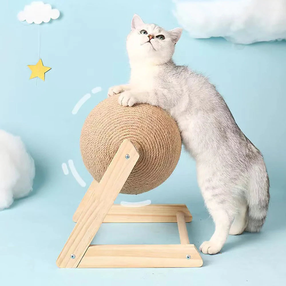 Professional Vertical Cat Toy Sisal Cat Catching Ball for furniture protection
