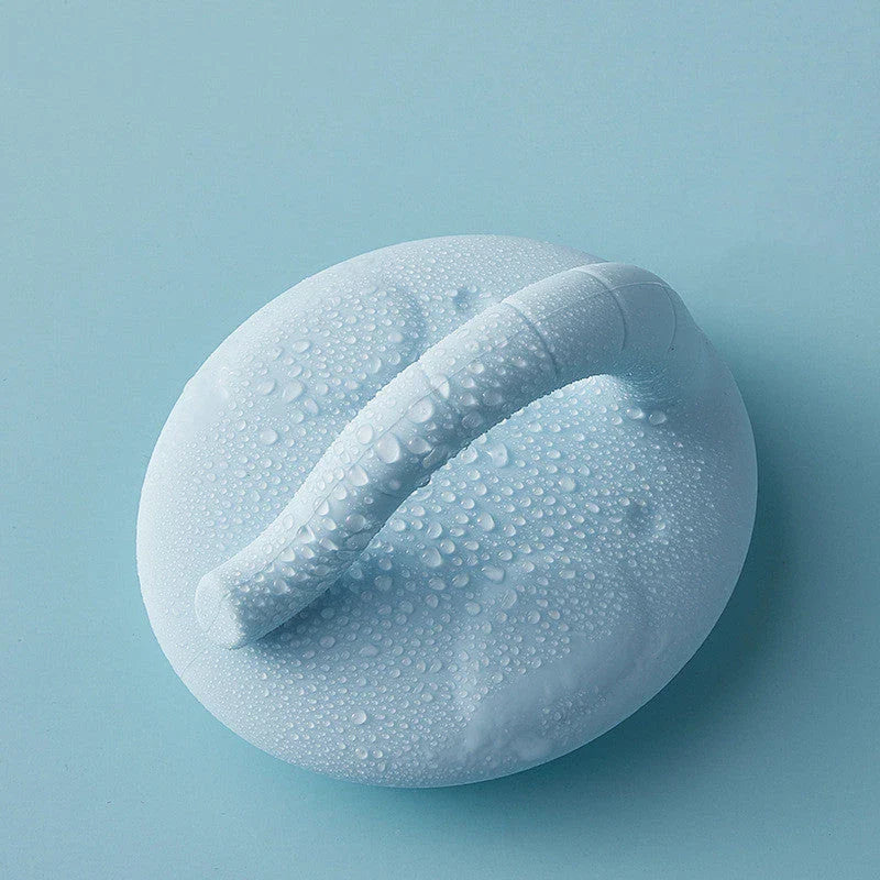Silicone Baby Shower Brush with Soft Bristles for Gentle Scalp Massage and Dandruff Removal