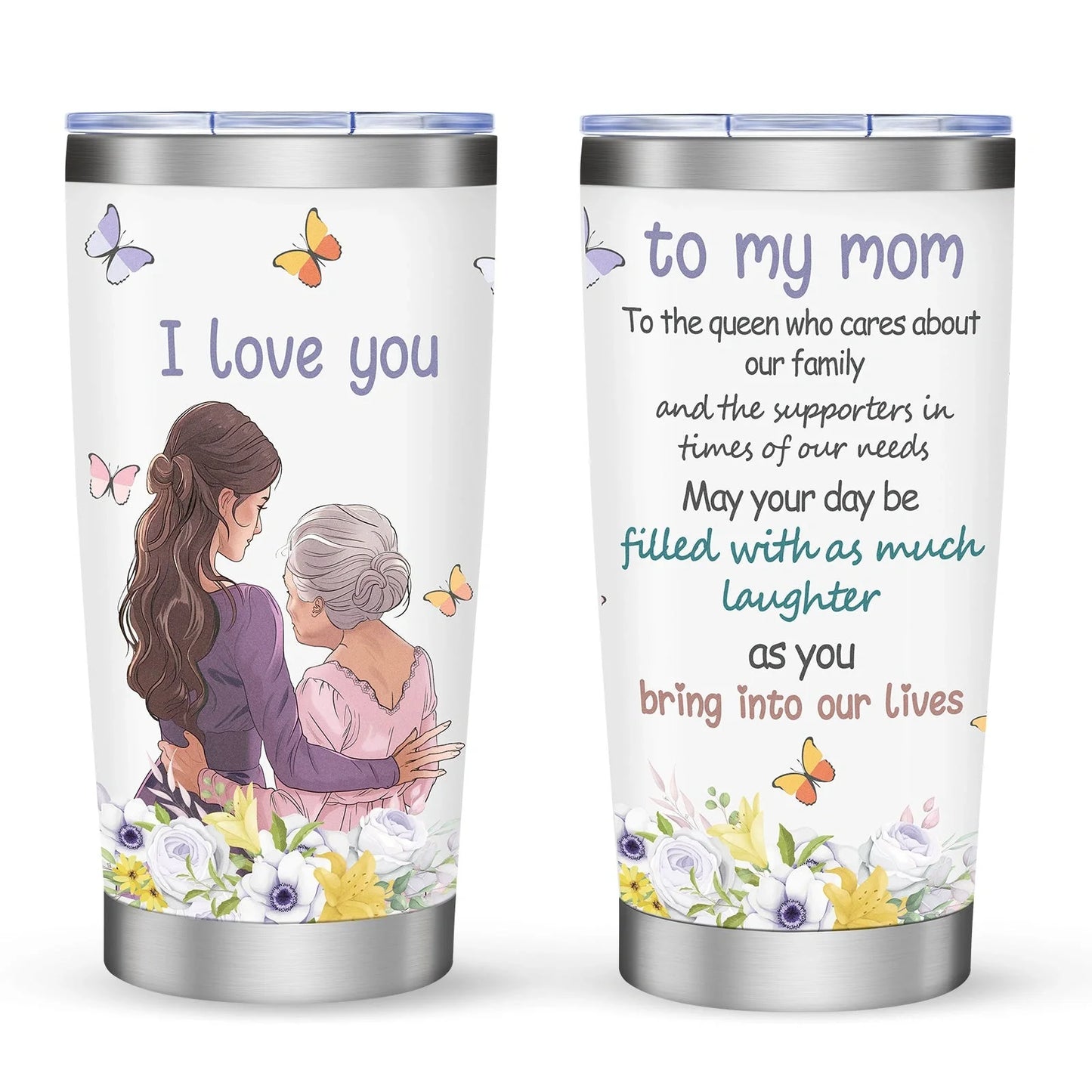 20oz Car Cup with secure lid, perfect for preventing spills during commutes