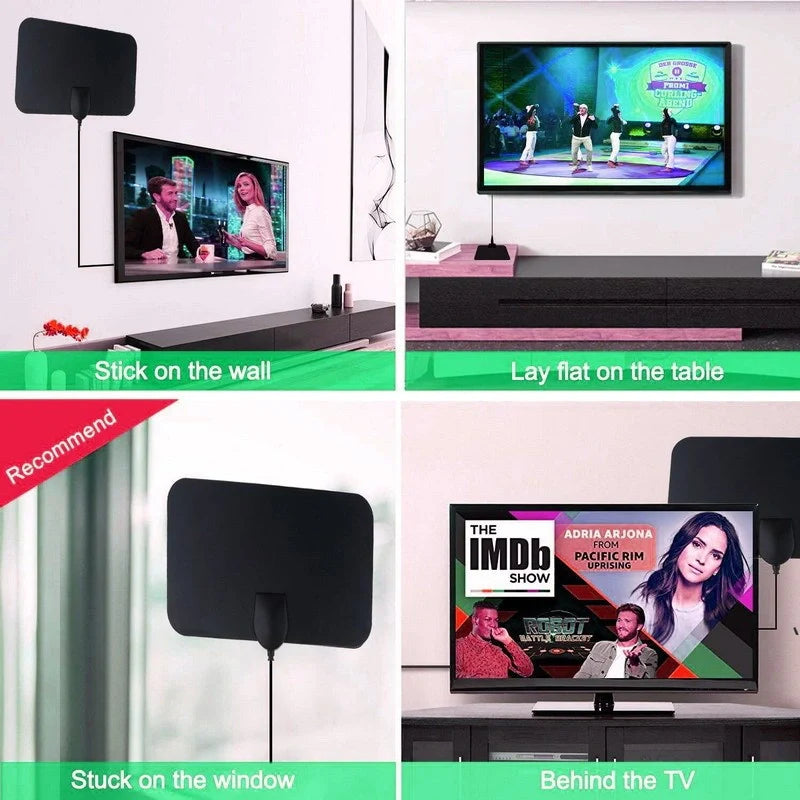 Compact Mini HDTV Indoor Antenna for crystal-clear digital TV reception