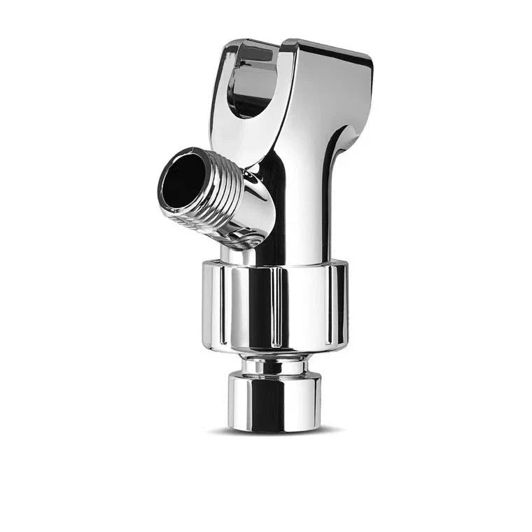 360-degree rotating high-pressure shower head with built-in fan and adjustable water spray