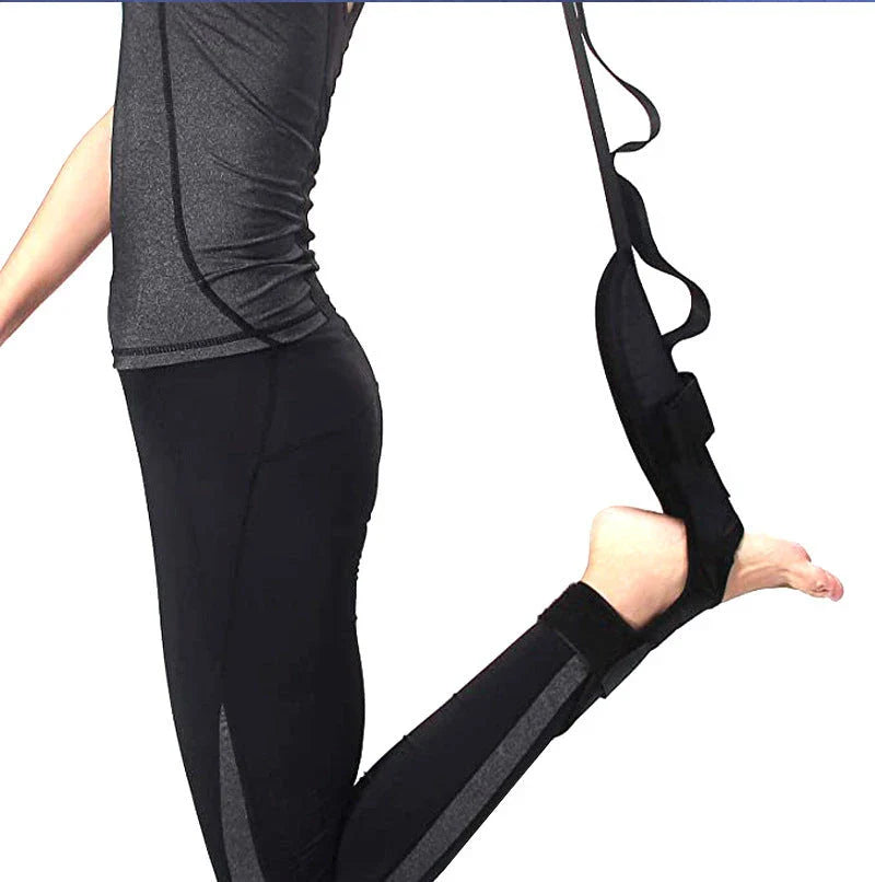 Premium Foot and Leg Stretcher for Plantar Fasciitis Relief - Versatile Stretching Tool with Unique Multi-Loop Design