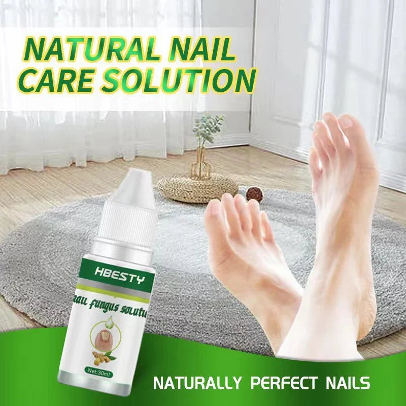 Nail Fungus Treatment Solution with Natural Ingredients Like Honeysuckle and Hyaluronic Acid