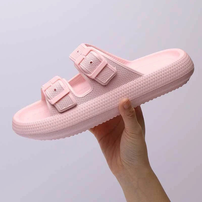 Stylish and comfortable platform slippers for women featuring a variety of vibrant color options
