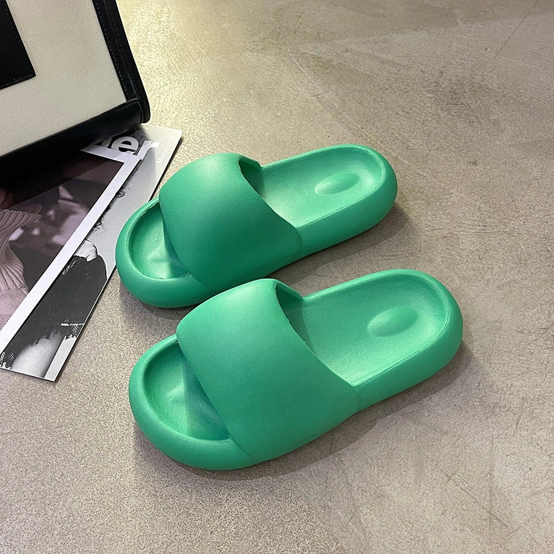 Non-slip thick bottom home sandals in various colours