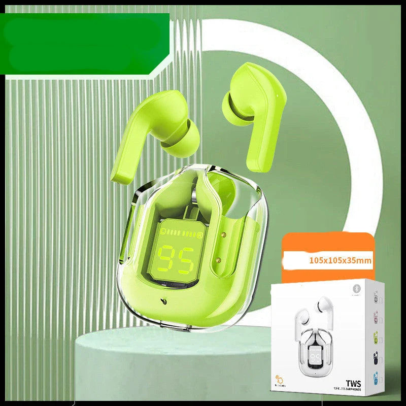 Premium true wireless Bluetooth 5.3 earbuds with digital display, noise reduction, and long battery life.
