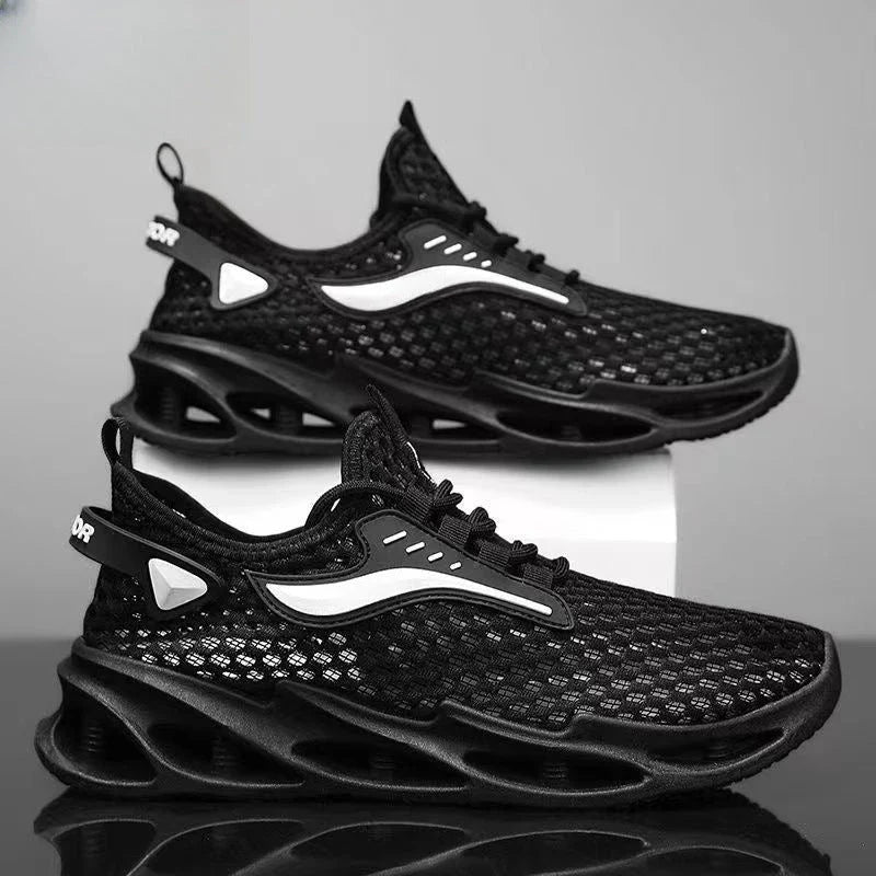 Men's breathable mesh sneakers with lightweight composite sole and variety of color options