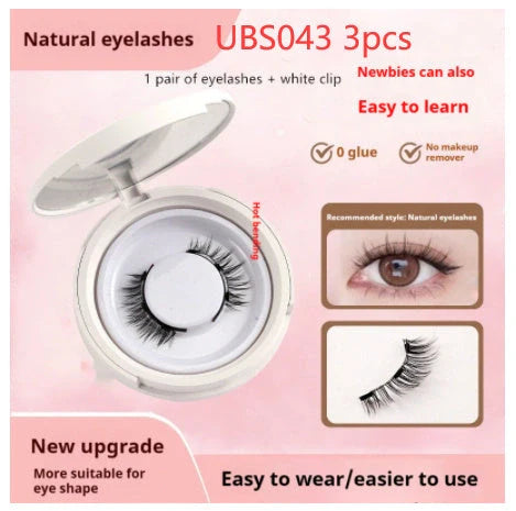 Magnetic mink false eyelashes in various styles and colours, designed for a natural and captivating eye look.