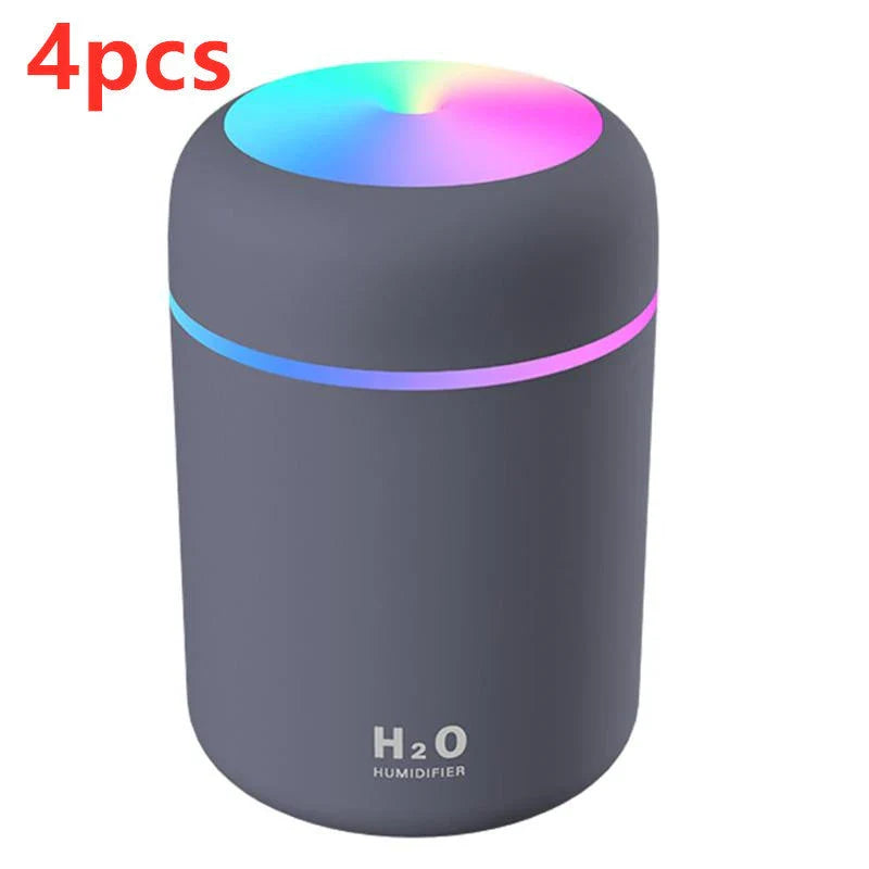 Mini USB Humidifier with Soothing Mist, Quiet Operation, and Automatic Shut-Off for Bedrooms