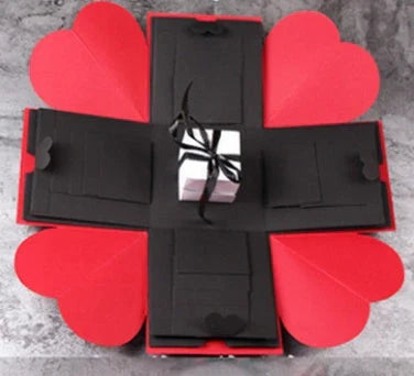 Stylish craft paper photo album box for weddings, anniversaries, and other celebrations