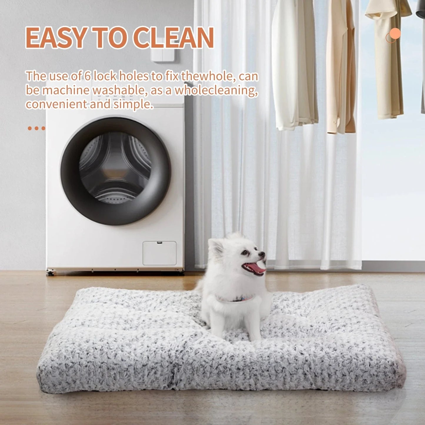 Plush, cushioned dog beds with rose velvet exterior and soft, supportive cotton filling, providing cozy and comfortable sleeping for medium to large dogs